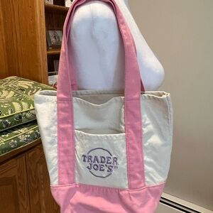 Pink and Cream Tote Bag